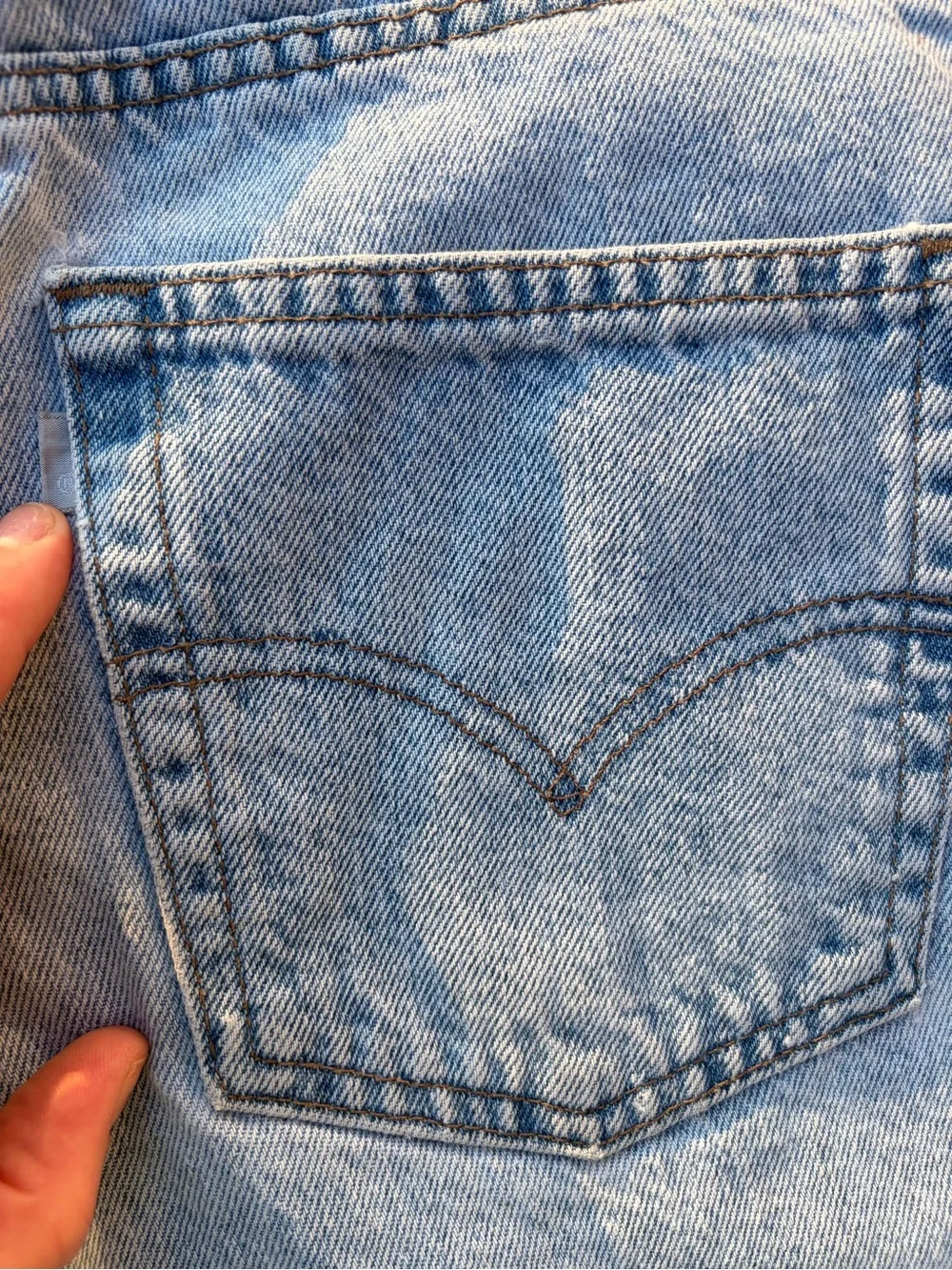 Vintage 90s Levis SilverTAB Denim Jean Shorts Mens Sz 32 Blue Loose Fit USA Y2K
